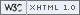 Valid XHTML 1.0 Transitional